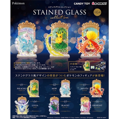 Pokemon Stand Glass Collection - Chính hãng Rement Nhật Bản