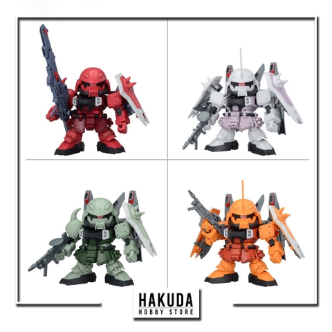 Mô hình SDBB SD Zaku Series Set - Mô hình chính hãng Bandai Nhật Bản