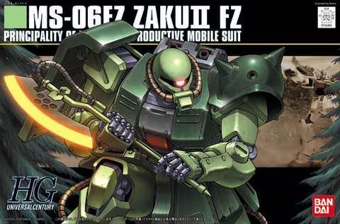 Mô hình HGUC 1/144 Zaku II Fz - Chính hãng Bandai Nhật Bản