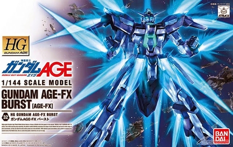 Mô hình HG Age 1/144 Gundam Age FX Burst - Chính hãng Bandai Nhật Bản
