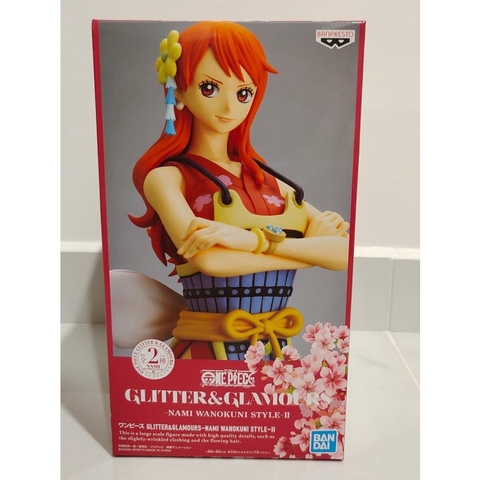 Mô hình One Piece Nami (Glitter & Glamours - Wanokuni Style II Ver A) - Chính hãng Banpresto Nhật Bản