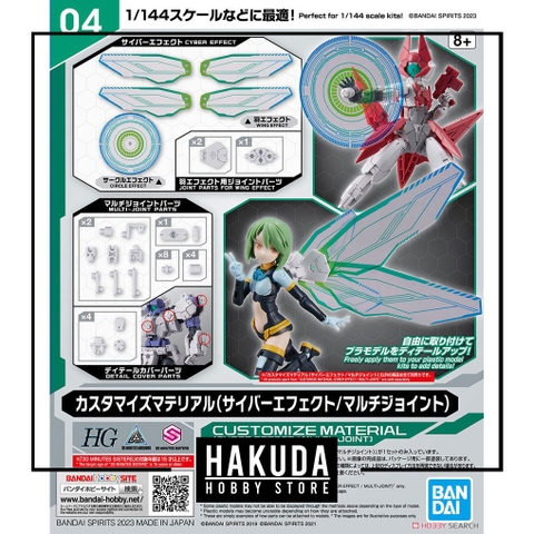 Mô hình phụ kiện 30MM 04 Customize Material (Cyber Effect/Multi-Joint) - Chính hãng Bandai Nhật Bản
