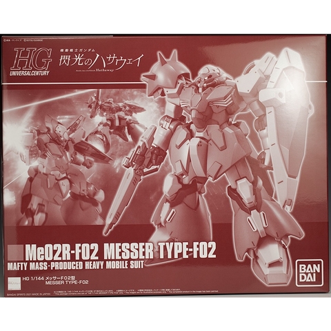 Mô hình P-Bandai HGUC 1/144 HG Messer Type F02 - Chính hãng Bandai Nhật Bản