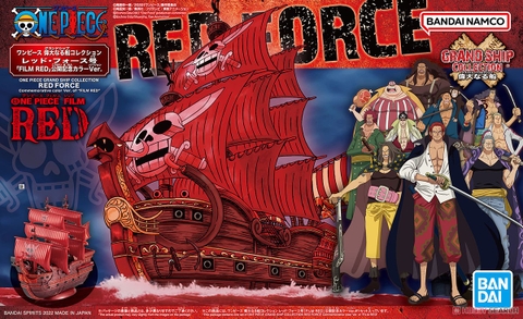 Mô hình tàu One Piece (15cm) - Red Force Film Red Ver. (Băng tóc đỏ) - Chính hãng Bandai Nhật Bản