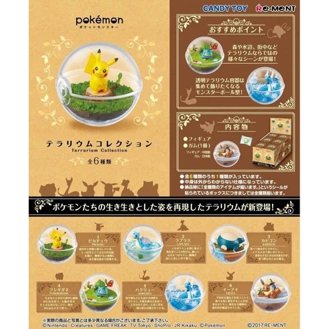 Mô hình Pokemon Terrarium Collection - Chính hãng Rement Nhật Bản