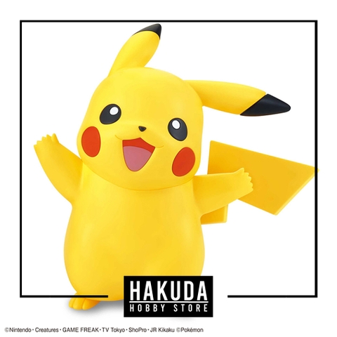 Mô hình Pokemon Plamo Collection 01 Pikachu - Chính hãng Bandai Nhật Bản