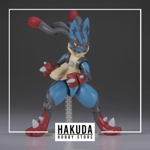 Mô hình Pokemon Plamo Collection 35 Mega Lucario (Select Series) - Chính hãng Bandai Nhật Bản