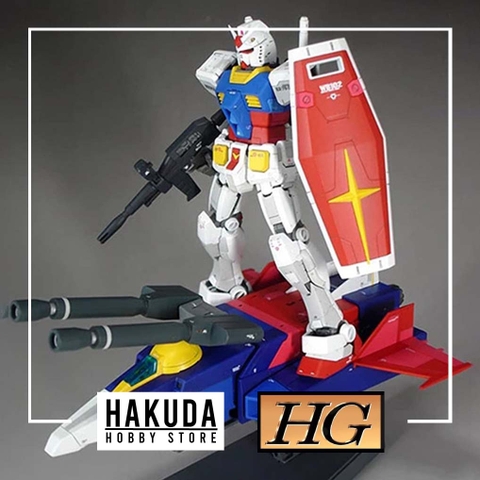 Mô hình HGUC 1/144 HG G Armor (G Fighter + RX782 Gundam) - Chính hãng Bandai Nhật Bản