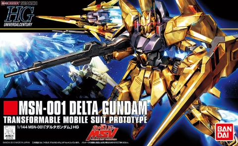 Mô hình HGUC 136 1/144 HG Delta Gundam - Chính hãng Bandai Nhật Bản