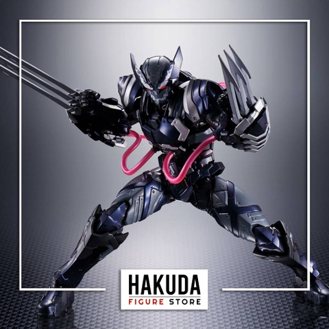 Mô hình S.H.Figuarts 1/12 SHF Venom Symbiote Wolverine (Tech-on Avengers) - Chính hãng Bandai Nhật Bản