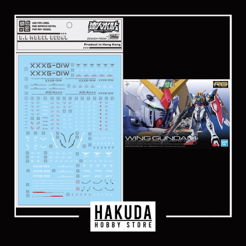 Decal nước cho mô hình - RG 35 1/144 Wing Gundam TV.ver
