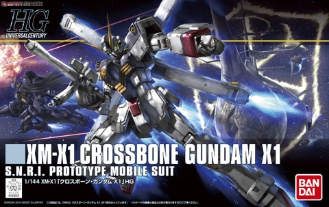 Mô hình HGUC 1/144 HG Crossbone Gundam X1 - Chính hãng Bandai Nhật Bản