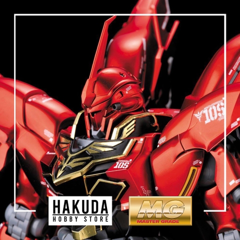 Mô hình MG 1/100 Sinanju Ver Ka (Titanium Finish) - Chính hãng Bandai Nhật Bản