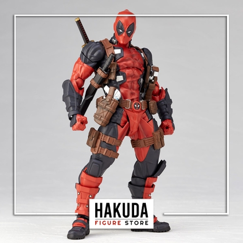 Mô hình Amazing Yamaguchi No.025 Deadpool (Ver 2.0) - Chính hãng Revoltech Nhật Bản