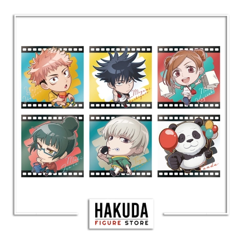 Bánh Xốp Gacha Thẻ Bài Jujutsu Kaisen Deformed Seal Wafer Vol 3 - Chính hãng Bandai Nhật Bản