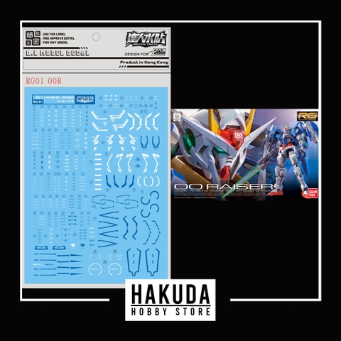 Decal nước cho mô hình - RG 18 1/144 00 Raiser