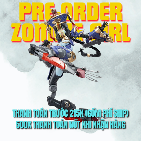 [ĐẶT TRƯỚC - Trả hàng T6/2025] Mô hình 1/10 Zombie Girl - Chính hãng Hemoxian