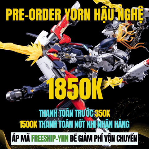 [ĐẶT TRƯỚC-TRẢ HÀNG QUÝ 1/2026] Mô hình Metal Build 1/100 Yorn Hậu Nghệ (Vương Giả Vinh Diệu) - Chính hãng Moshow Toys