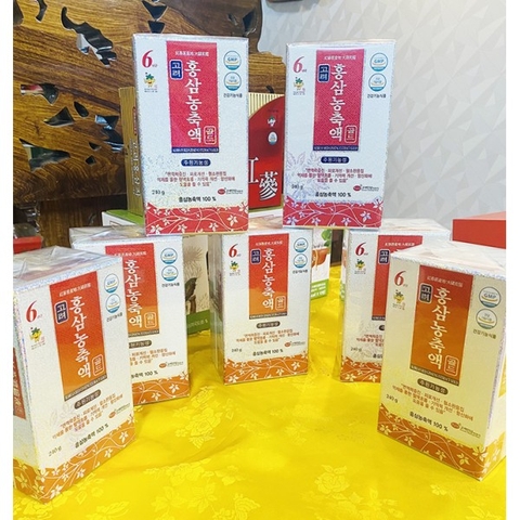 Cao hồng sâm ánh bạc gold KGS 240g(4.5mg/g)