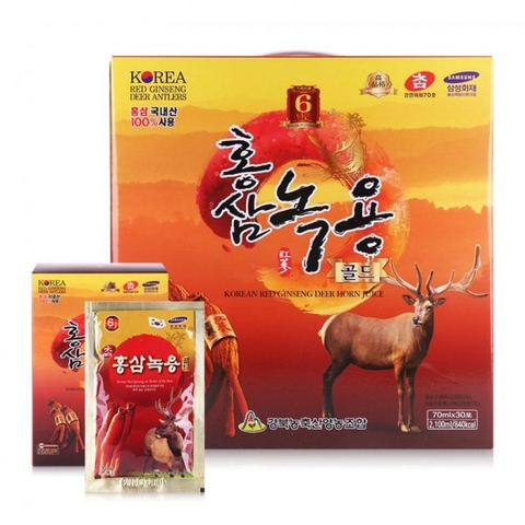 Nước Hồng Sâm Nhung Nai (70mlx30 Gói)
