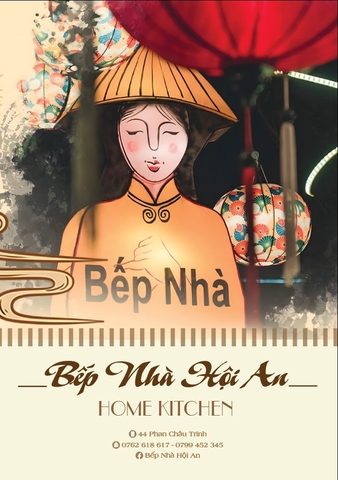 Maket thiêt kế menu Bếp Nhà Hội An