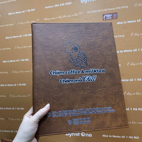 Menu quán Cafe