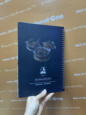 Menu nhà hàng