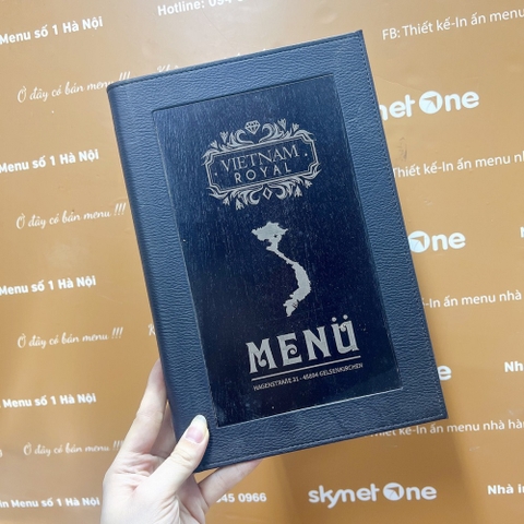 Menu nhà hàng Âu
