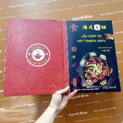 menu nhà hàng