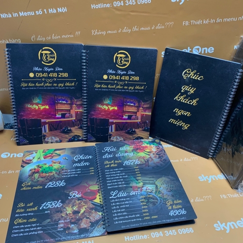 Menu quán nhậu