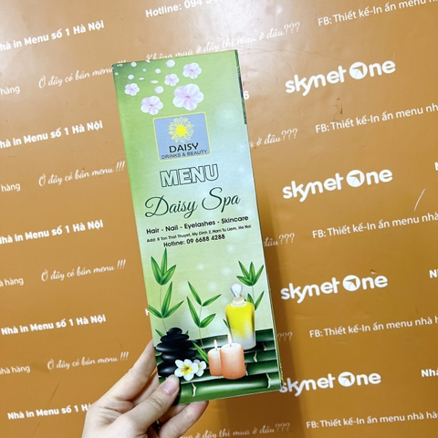 Menu spa