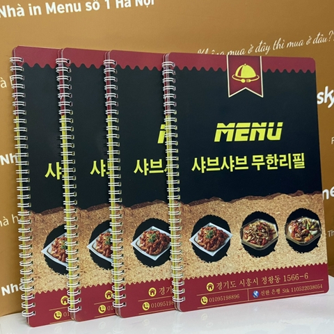 menu nhà hàng