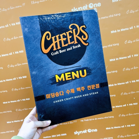 Menu quán Bar-Pub nước ngoài