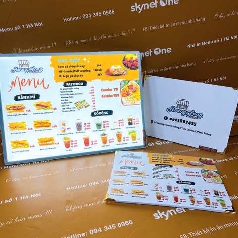 Menu led