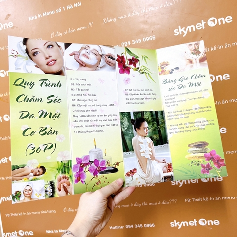 Menu spa