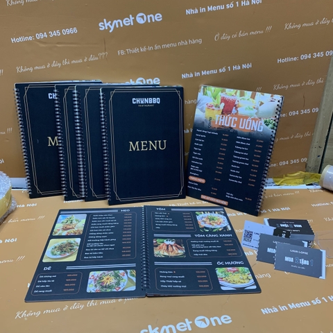 Menu quán nướng
