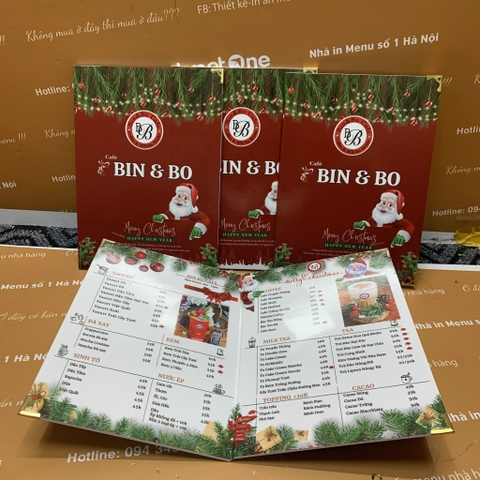 menu gập