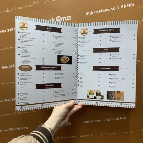 Menu quán ăn