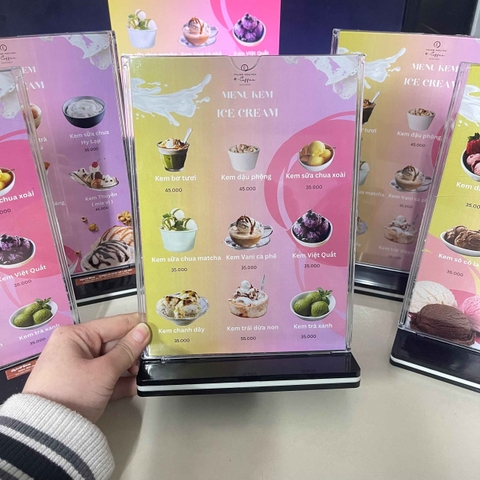 Menu mica