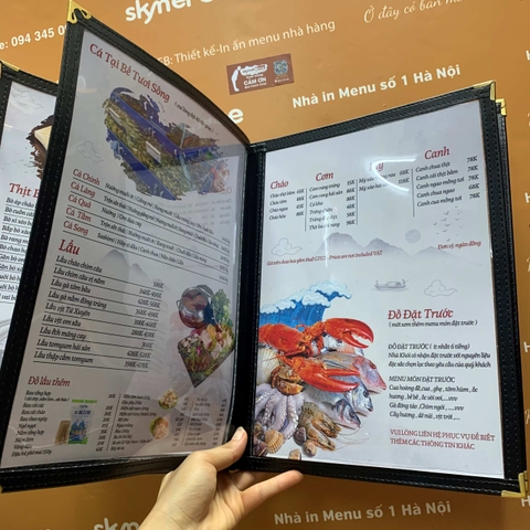 Menu nhà hàng