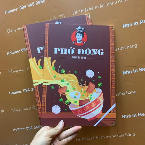 Menu nhà hàng