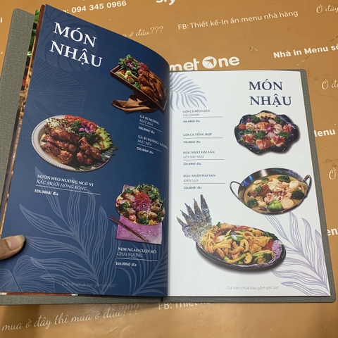 Menu nhà hàng
