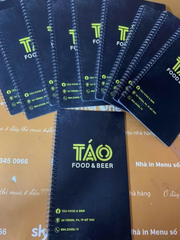 Menu quán ăn