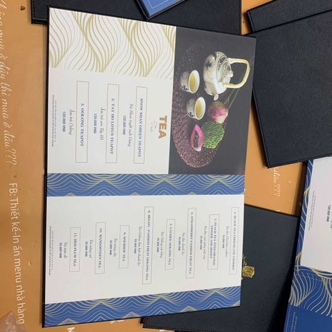menu nhà hàng