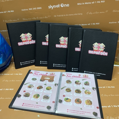 Menu nhà hàng