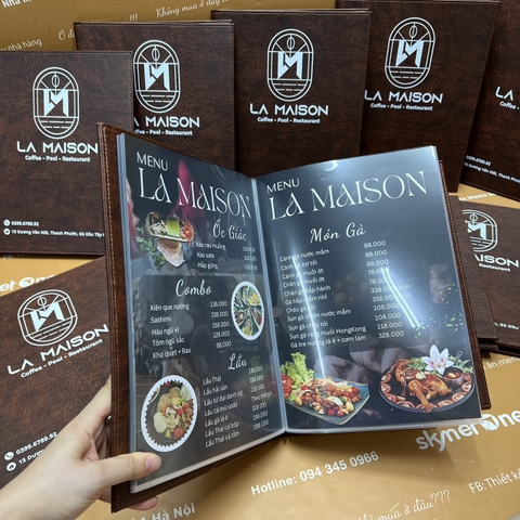 Menu bìa da