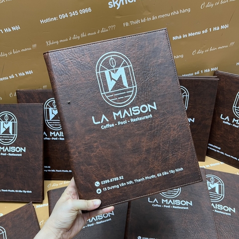Menu bìa da