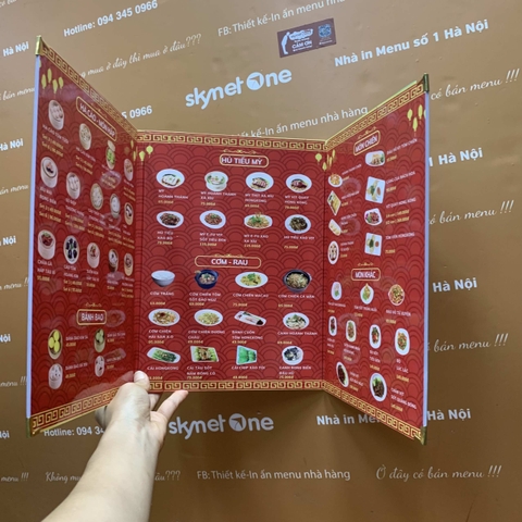Menu nhà hàng