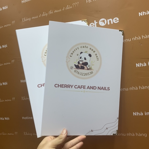 Menu tiệm nails