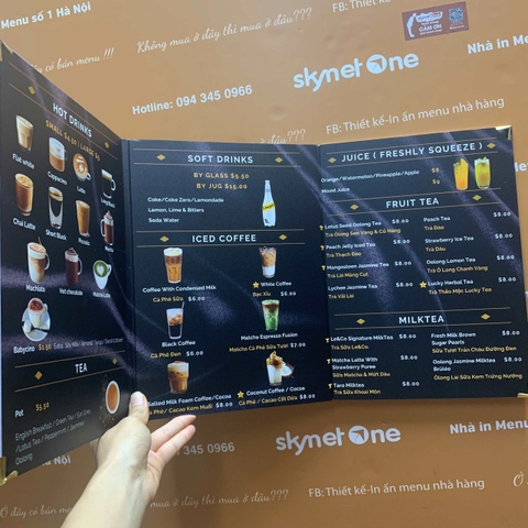 Menu nhà hàng